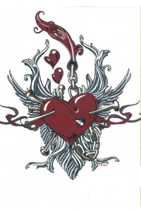Transfer Nailed Heart 