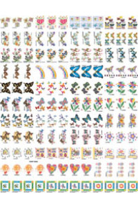 Transfer Mi Hearts Butterflies Flowers 