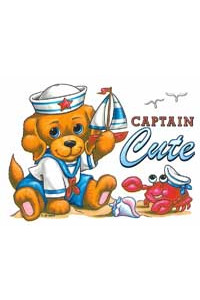 Transfer Beach Puppy Captain Cute 
