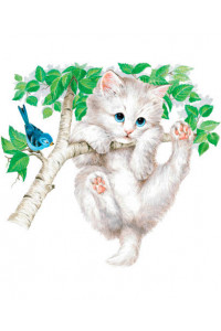 Transfer Kitten On A Limb 