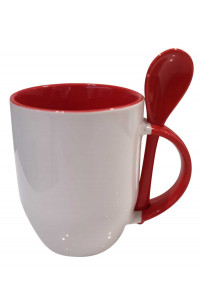 Tazza In Ceramica Con Cucchiaino 11 Oz 