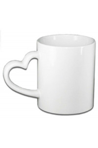 Tazza Ceramica Con Manico Cuore 11 Oz 