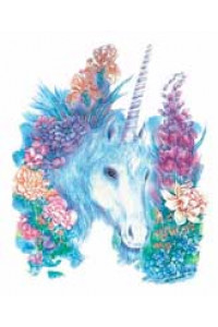Transfer Unicorn W/flowers Yth 