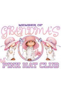 Transfer Grandmas Pink Hat Club 