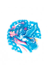 Transfer Flying Unicorn Adult 