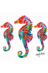 Transfer Colorful Seahorse 