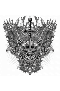 Transfer Eagle Skull Wings 
