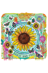 Transfer Brave And Free-neon Puff 