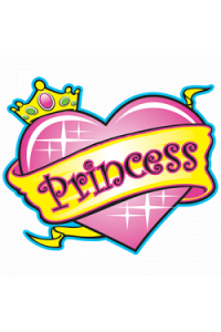 Transfer Princess Heart Neon 