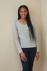T-shirt M/l Claire Scollo A V Donna 