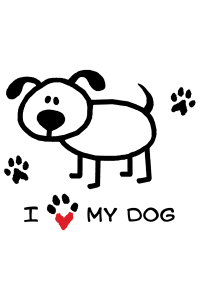 Transfer I Heart My Dog 