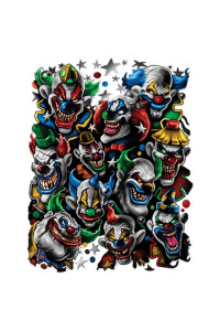 Transfer Colored Clowns I 