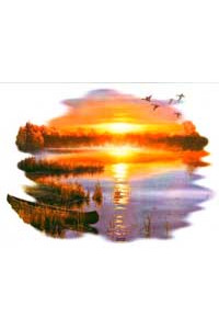 Transfer Lake Sunset 