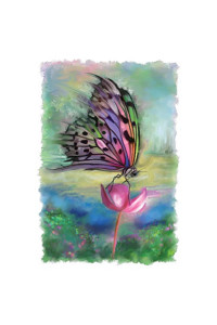 Transfer Shimmer Butterfly Perch 
