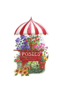 Transfer Vertical Posies 