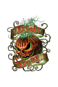 Transfer Flaming Pumpkin 