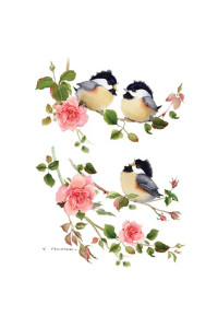 Transfer Chicks & Roses 