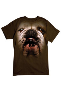 Transfer Big Bulldog Face 