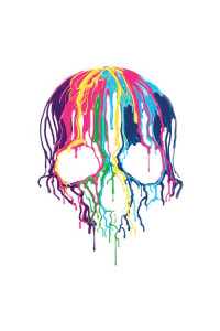 Transfer Melting Skull 