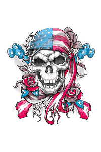Transfer Americana Skull Bandana 