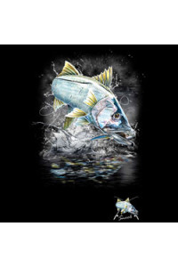 Transfer Jumping Snook W/crest (darks Only) 