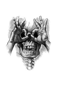 Transfer Luctus Skull Hands (darks Only) 