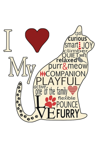 Transfer I Love My Cat 