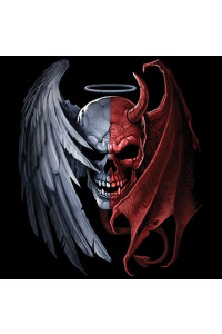 Transfer Heaven Hell Skull 