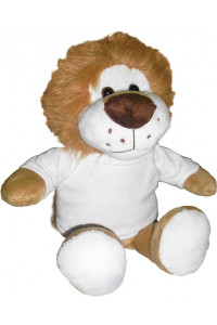 Peluche Leone Con T-shirt Personalizzabile 20cm 