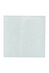 Sottobicchiere In Vetro Martellato Quadrato 100x4 