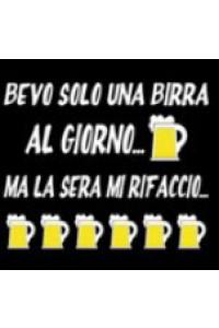 Foglio Transfer Bevo Una Birra 
