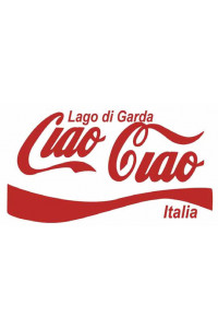 Fg Transfer Ciao Ciao Lago Garda Rosso 24,3x13,8 