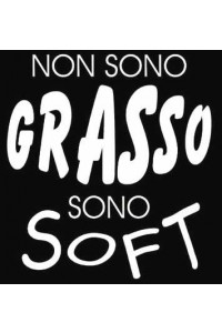 Foglio Transfer Non Sono Grasso...bianco 