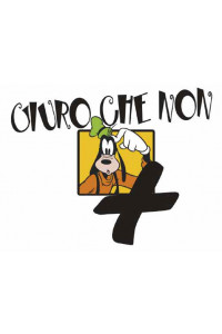 Foglio Transfer Pippo Nero 