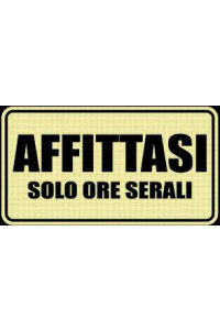 Foglio Transfer Affittasi Beije 25x13,7 