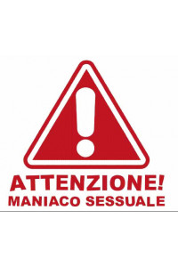 Foglio Transfer Maniaco Sessuale Rosso 21x19,7 