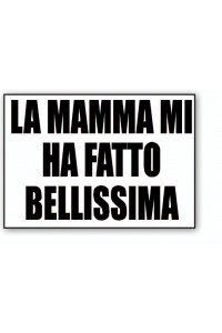 Foglio Transfer Bellissima Bambina 