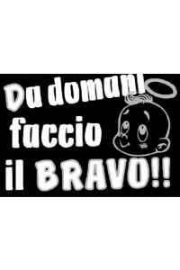 Foglio Transfer Da Domani Faccio Il Bravo 