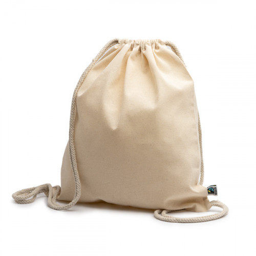 Borsa per la spesa in cotone nera - 38 x 42 cm