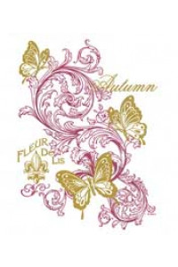Transfer Autumn Fleur De Lis