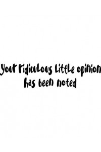 Transfer Your Opinion/noted-white
