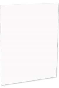 Aluminum Cl Photo Panel White Gloss 101,6x101,6 Mm 