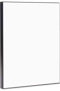 Mdf Black Flat Edge Plaque 203,2 X 254mm 