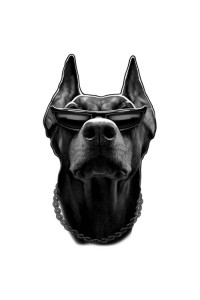 Transfer Doberman (darks Only)