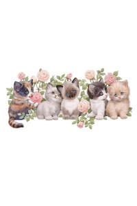 Transfer Kittens And Roses