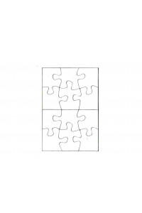 Rectangular Sublibright Cardboard Puzzle Mm100x140 