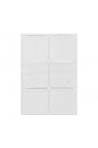 A4 Sheet + Cardboard With 6 Precutted Square Coasters, Printable On 2 Sides. 