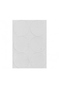 A4 Sheet + Cardboard With 6 Precutted Round Coasters, Printable On 2 Sides. 