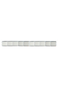 10 Bracelets Mesh White 9 Mm 