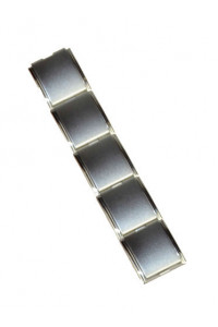 5 Bracelets Mesh Silver 18 Mm 